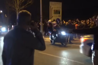 Takım otobüsünü taşladılar!