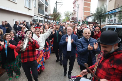Görükle’de Hıdırellez coşkusu: Yağmura rağmen bahar ateşi yanmaya devam ediyor!
