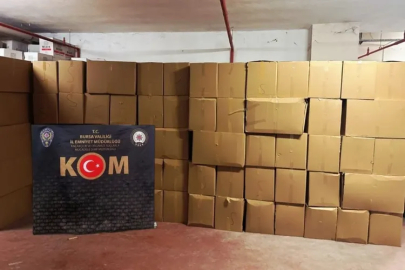 Bursa'da milyonluk makaron operasyonu: Şüpheli gözaltında!
