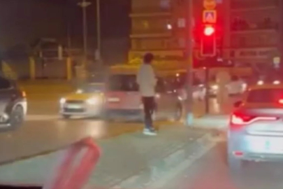 Bursa'da ters şerit ihlali kameralara yansıdı...