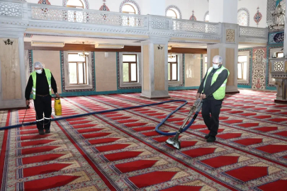 Nilüfer’in ibadethanelerinde bahar temizliği