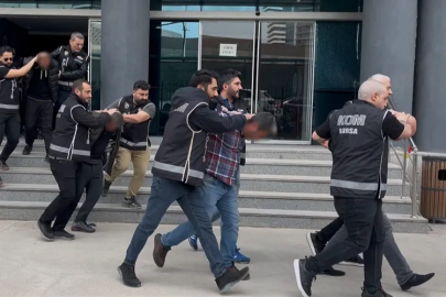 Bursa'da çiftçileri hedef alan tefeci çetesi adliyeye sevk edildi