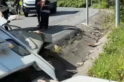 Karavan paramparça oldu!