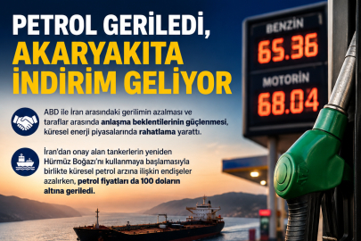 Petrol geriledi, akaryakıta indirim geliyor