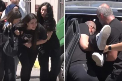 Can Polat'ın kızı cenazede sinir krizi geçirdi!