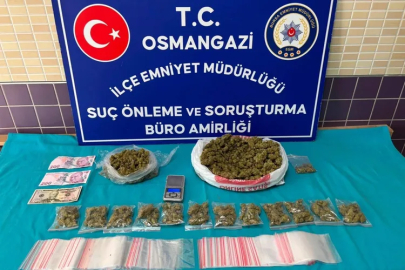 Bursa'da uyuşturucu operasyonu: 4 gözaltı, 1 firari