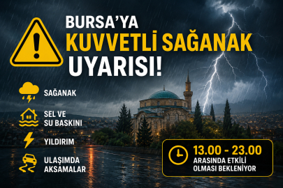 Valilik saat verdi! Sel ve yıldırım riskine dikkat!