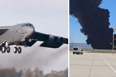 Amerika'da bombardıman uçağı düştü! Kurtulan olmadı
