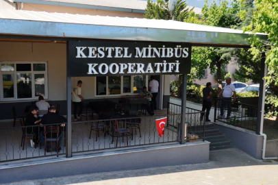 Kestel Belediyesi'nden Yeni Mahalle minibüs durağına modern dokunuş!