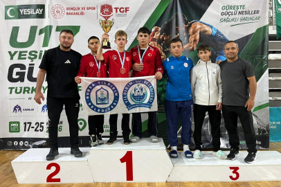 Yıldırım Belediyespor güreşte rüzgar estirdi!