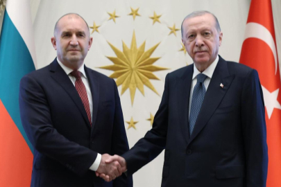 Cumhurbaşkanı Erdoğan, Bulgaristan Cumhurbaşkanı Radev'i Külliye'de kabul etti
