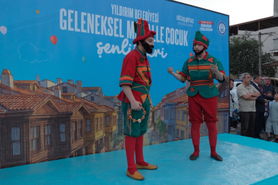 Yıldırım’da geleneksel mahalle çocuk şenlikleri coşkuyla başladı