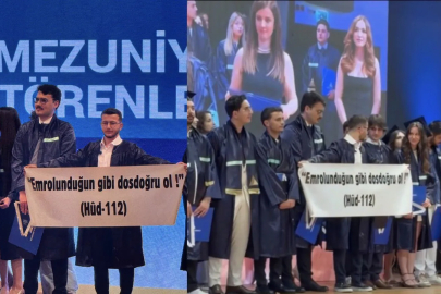 Ayet yazılı pankart gerginliği! Vali Davut Gül'den dikkat çeken paylaşım