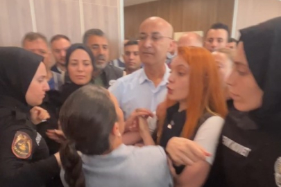 Bozbey davasının ilk duruşması öncesi adliyede gerginlik! CHP'li vekil ile polis arasında tartışma