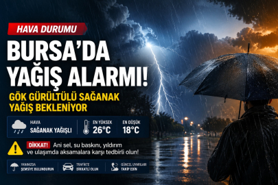 Hava bir anda değişiyor! Bursa, hafta sonuna dikkat!
