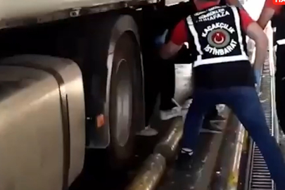 Arif Kocabıyık tır dorsesinin altında yakalandı!