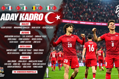 A Milli Takım'ın Uluslar Ligi kadrosu açıklandı 4 isim ilk kez çağırıldı!