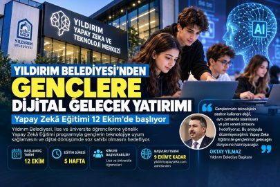 Yıldırım Belediyesi’nden gençlere teknoloji odaklı eğitim!