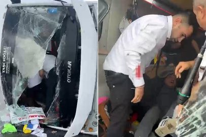 Antalya-Isparta yolunda midibüs devrildi: 5 yaralı!