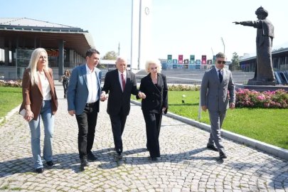 Erkan Aydın, Prof. Dr. Mehmet Haberal'ı Osmangazi'de ağırladı