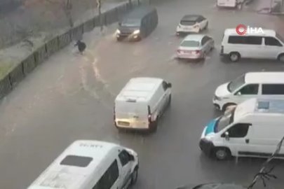 Esenyurt’ta sağanak felaketi! Kadın suya kapıldı!
