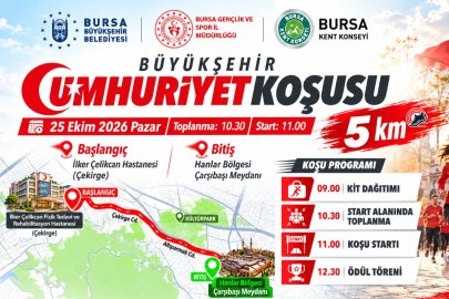 Bursa'da Cumhuriyet Koşusu için geri sayım başladı!