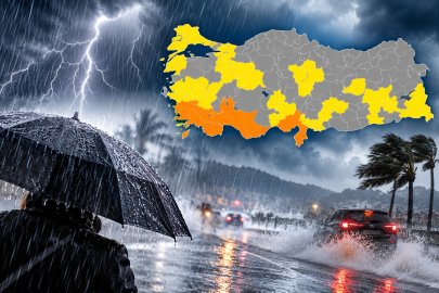 İçişleri Bakanı Çiftçi’den kuvvetli yağış uyarısı! 25 il için sarı, 4 il için turuncu kod!